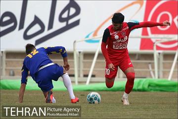 دیدار دوستانه تیم های فوتبال پرسپولیس و پارس جنوبی جم