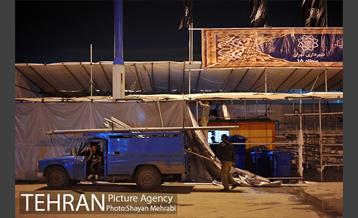 شروع بکار نیروهای خدمات شهری بعد از پایان مراسم ارتحال امام خمینی (ره) 27