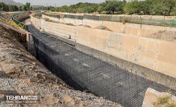 ترمیم و مرمت کانال سرخه حصار در شرق تهران 18