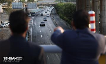 بهره‌برداری از دوربرگردان غیرهمسطح شمال به شمال بزرگراه چمران 11