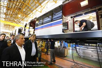 بازدید شهردار تهران از کارخانه واگن سازی تهران 22