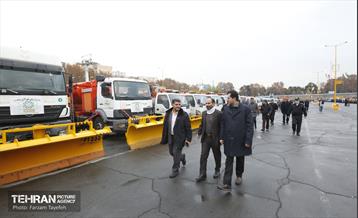 مانور برف روبی شهرداری منطقه 5