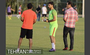 تمرین تیم فوتبال نفت تهران