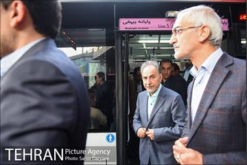 بازدید شهردار تهران از خطوط اتوبوسرانی  13