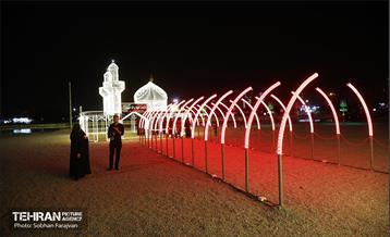 المان نوری بین الحرمین در دریاچه شهدای خلیج فارس  17