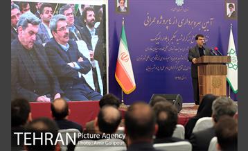 آیین بهره برداری تقاطع غیرهمسطح بزرگراه شهید حکیم با بلوار المپیک 12