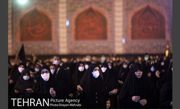 مراسم شام غریبان در میدان امام حسین(ع) 43