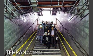 بازدید اعضا شورای شهر تهران از خط ۶ مترو 19