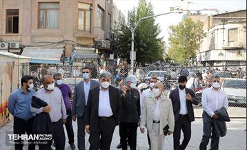 بازدید پیروز حناچی و مهدی چمران از پروژه خانه شهر(بلدیه قدیم) 23