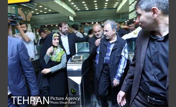 مترو سواری شهردار تهران به مناسبت روز جهانی بدون خودرو 26