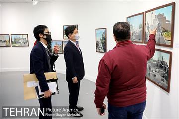 بازدید سفیر ژاپن از نمایشگاه تهران از منظر هنرمندان 3