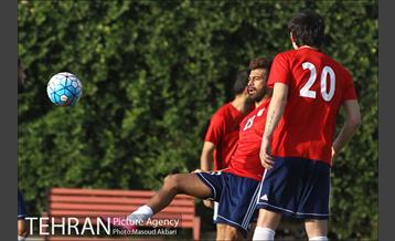 تمرین تیم ملی فوتبال ایران