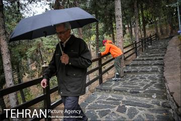 بارش باران پاییزی در تهران 13