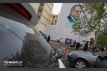 ایین رونمایی از دیوارنگاره شهید فخری زاده  7