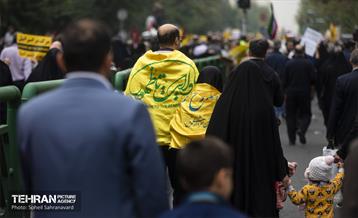 راهپیمایی مردم تهران در محکومیت جنایات رژیم صهیونیستی 6