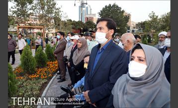 بازپیرایی بوستان قمربنی هاشم(ع)در شب میلاد امام رضا(ع) 11