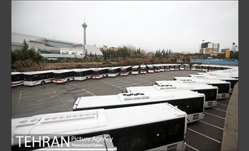 آیین بهره برداری از ۱۱۰ دستگاه اتوبوس و مینی بوس ناوگان حمل و نقل عمومی تهران 13