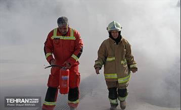 دوره آموزشی آتش‌نشانی ویژه خبرنگاران 16