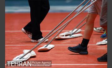 دیدار تیم های والیبال پیکان تهران و شهرداری تبریز