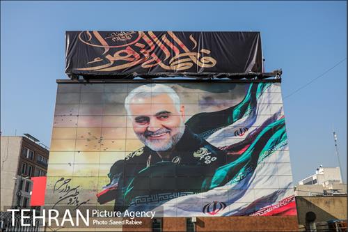 مراسم رونمایی از دیوارنگاره شهید سلیمانی 29