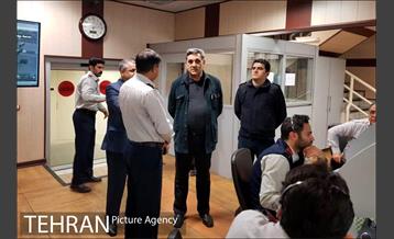 بازدید دکتر حناچی سرپرست شهرداری تهران از ستاد فرماندهی سازمان آتش‌نشانی 9