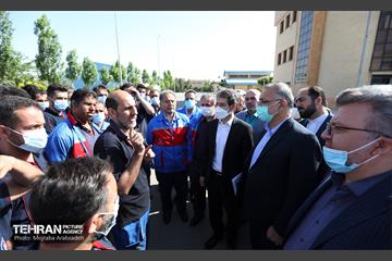 بازدید شهردار تهران از کارخانه واگن سازی 1
