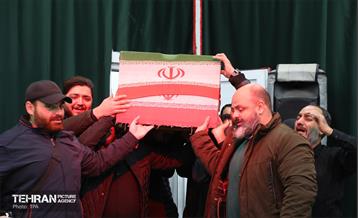 وداع با پیکر شهدای حافظان نظم و امنیت 46