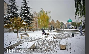 برف پاییزی در تهران 17