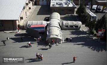 مانور امداد و نجات جمعیت هلال احمر 3