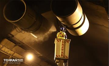 عملیات تعمیر و نگهداری تونل توحید 25