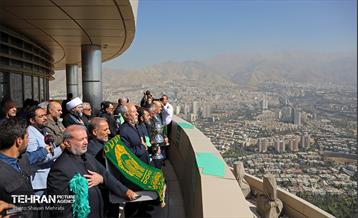 آیین اهتزاز پرچم گنبد ائمه اطهار "گنبد عاشقی" 27