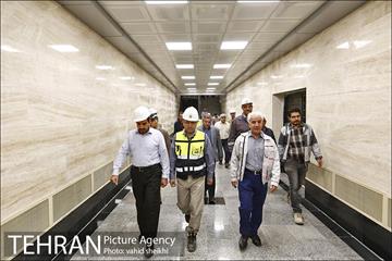 بازدید مدیرعامل متروی تهران از بخش میانی خط 7 مترو 6