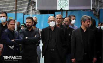 مراسم تشییع و تدفین شهدای گمنام در منطقه ۳ تهران  9