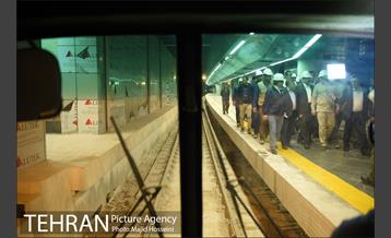 بازدید شهردار تهران از پایانه خط 6 مترو تهران -2 2