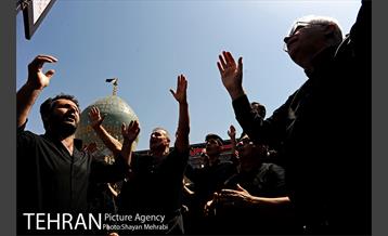 عزاداری تاسوعا در حرم شاه عبدالعظیم حسنی (ع) 3