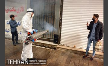 ضدعفونی و پاکسازی بازار تجریش-2 22