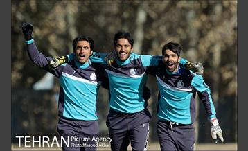 تمرین تیم فوتبال استقلال‎ 16