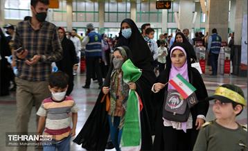 خدمات ویژه مترو تهران در مراسم سلام فرمانده