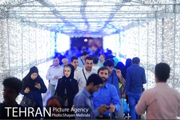 تونل نوری بوستان دانشجو به مناسبت دهه کرامت 13