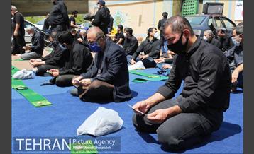 نماز ظهر عاشورا مسجد قائم(عج) منطقه هفت