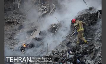 هشتمین روز آواربرداری ساختمان پلاسکو-1 4