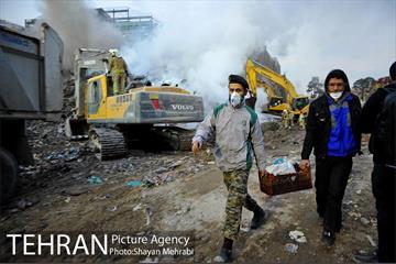 پنجمین روز آواربرداری ساختمان پلاسکو 18
