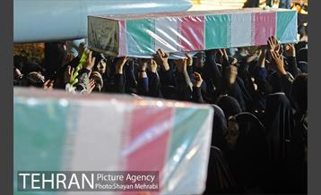 مراسم وداع با 150 شهید دوران دفاع مقدس 58