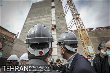 بازدید فتاح رئیس بنیاد مستضعفان از ساختمان پلاسکو 22