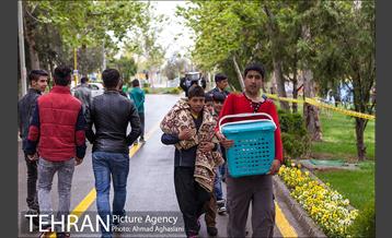 روز طبیعت بارانی در بوستان رازی 2