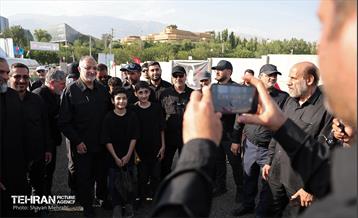 شهردار تهران در آیین وداع با آقای شهید ایران 32