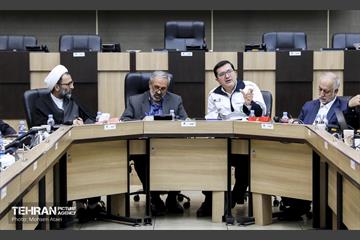 نشست جمعی از نمایندگان مجلس با رئیس سازمان پیشگیری و مدیریت بحران تهران 43