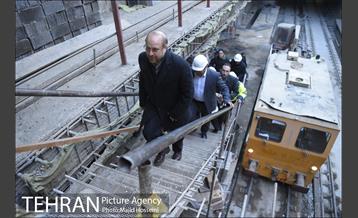 بازدید شهردار تهران از بخش میانی خط 7 مترو 9