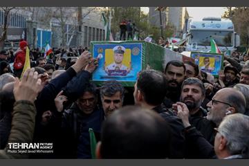 مراسم تشییع «علی لاریجانی»، «غلامرضا سلیمانی» و قهرمانان «ناو دنا» 19