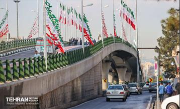 آیین افتتاح تقاطع غیرهمسطح پل شهید محسن سیفی 2